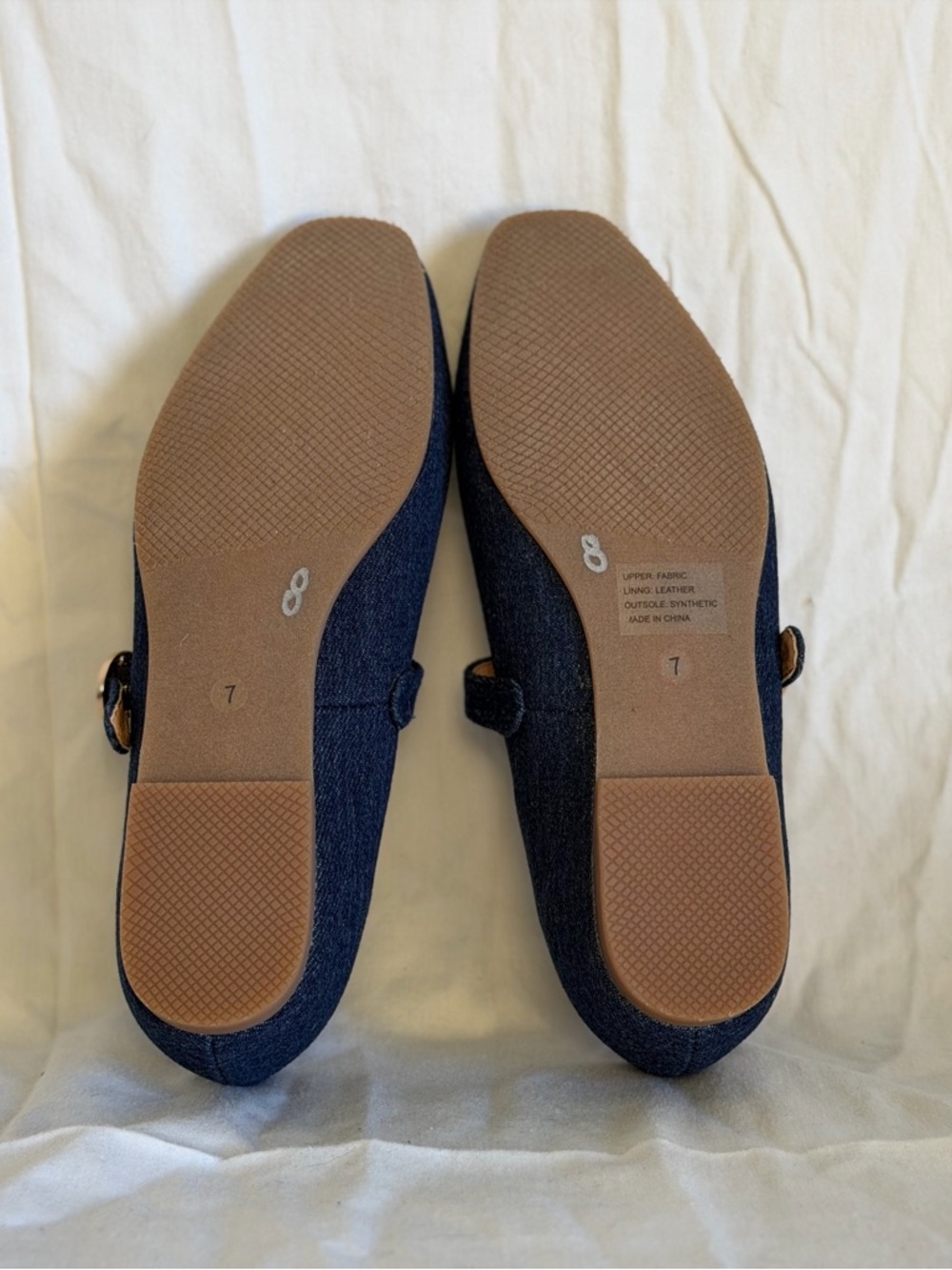 J. Jill Classic Denim Mary Jane Flats - Navy - Picture 5 of 6